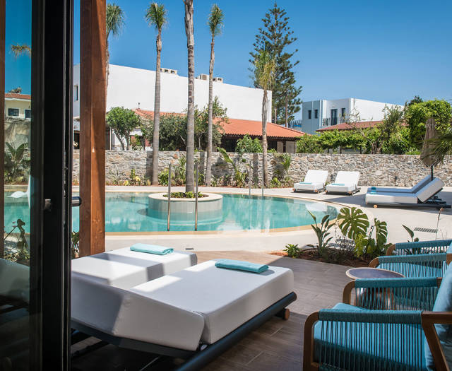 Noble Hotel Suites Gouves Crete Double Swim Up Room 7504